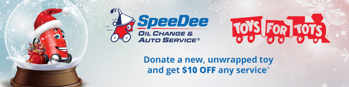Toys for Tots at SpeeDee: Donate a new, unwrapped toy and get $10 off any service*